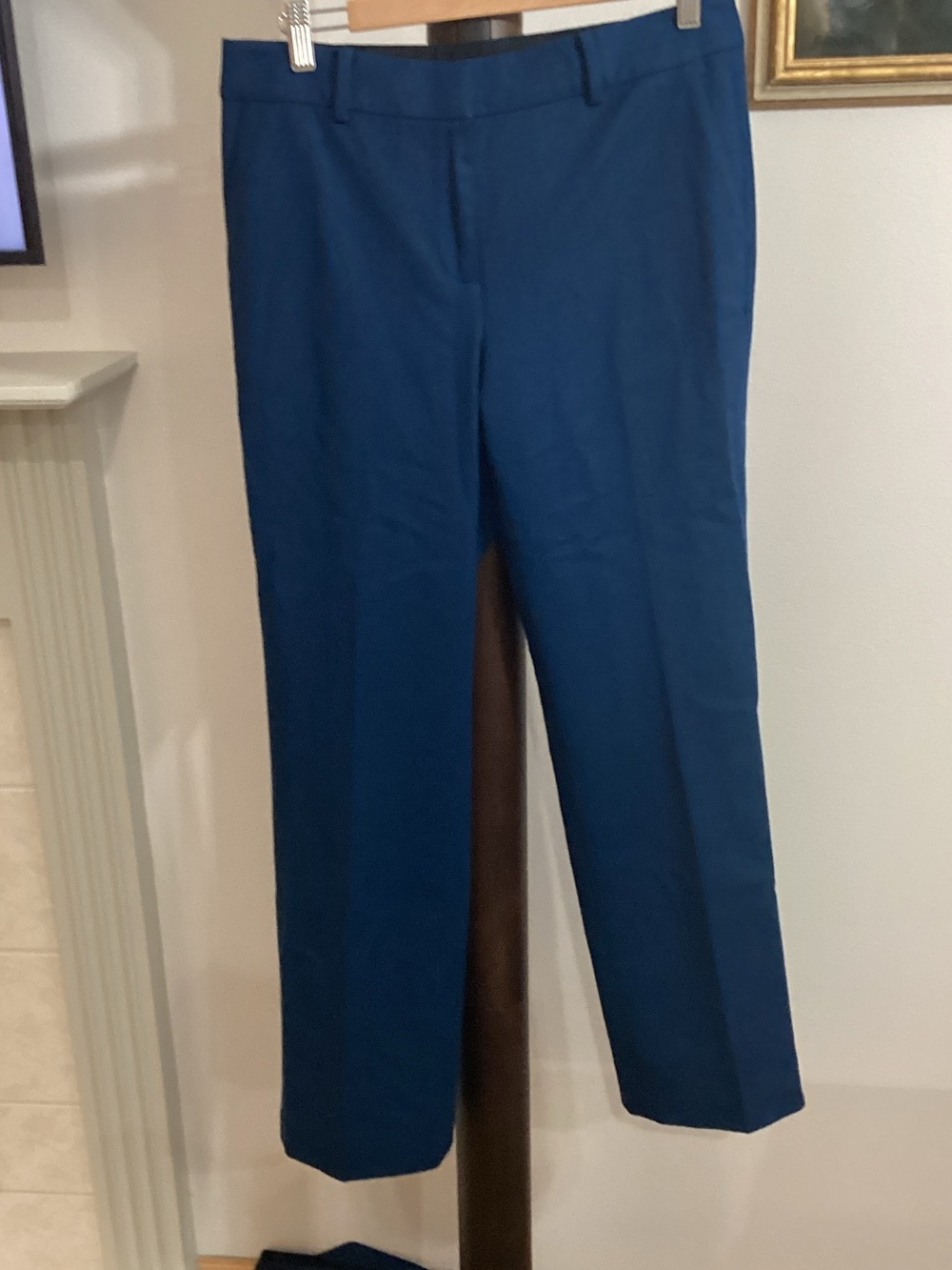 Talbots Italian Woven Teal Dress Pants Trousers Petite 6P EUC